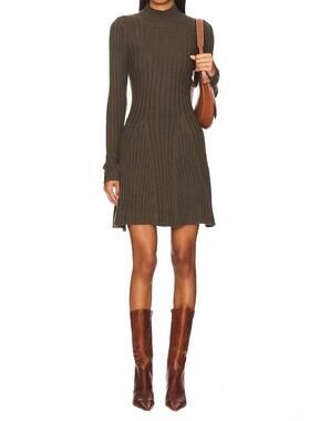 NEW HEARTLOOM adi sweater dress in moss